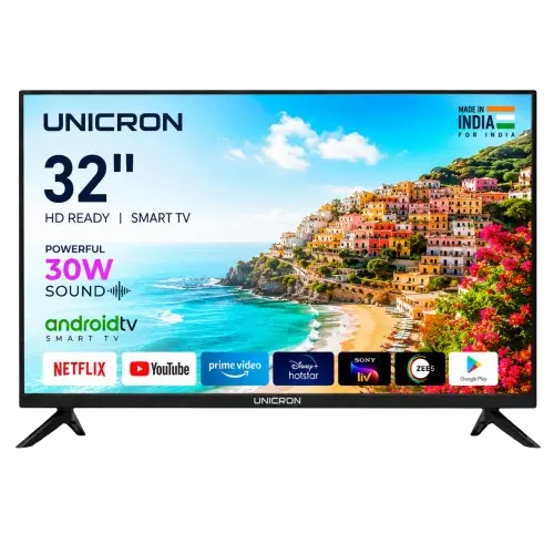 32 Inch Smart Android LED TV with WiFi, YouTube and Netflix